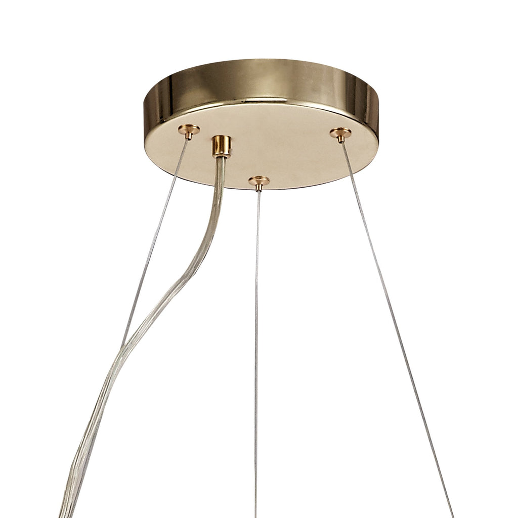 NL73989 Paris Pendant 20 Light French Gold/Crystal