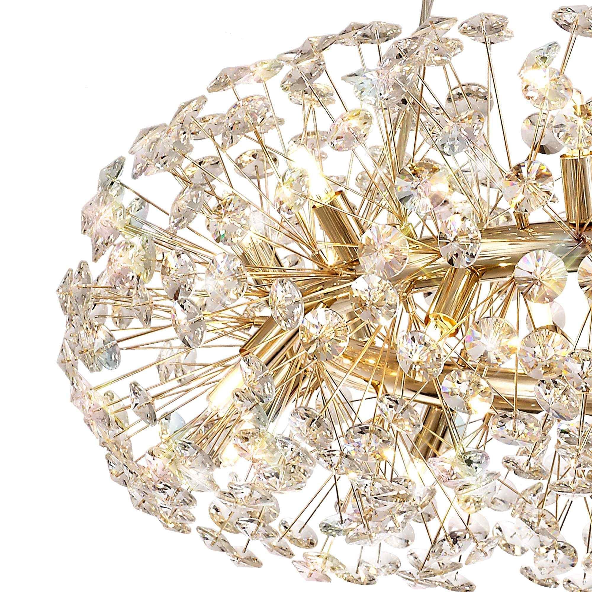 NL73989 Paris Pendant 20 Light French Gold/Crystal