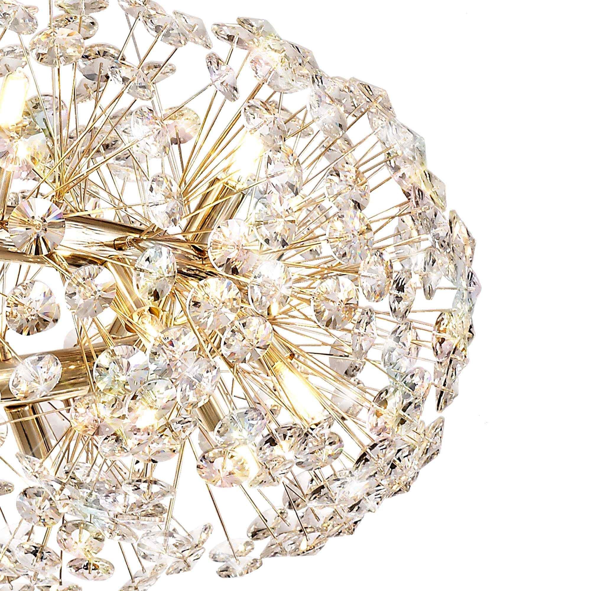NL73989 Paris Pendant 20 Light French Gold/Crystal