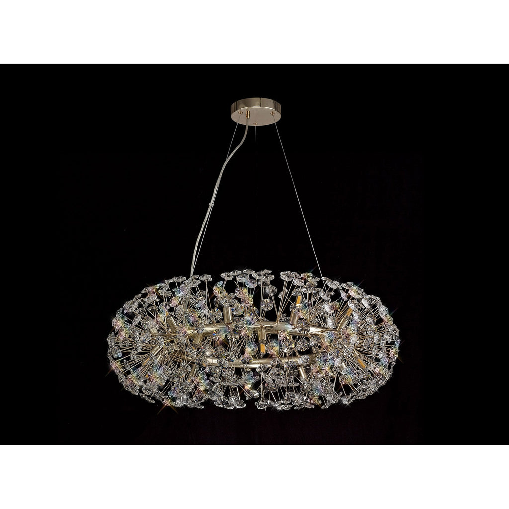 NL73989 Paris Pendant 20 Light French Gold/Crystal
