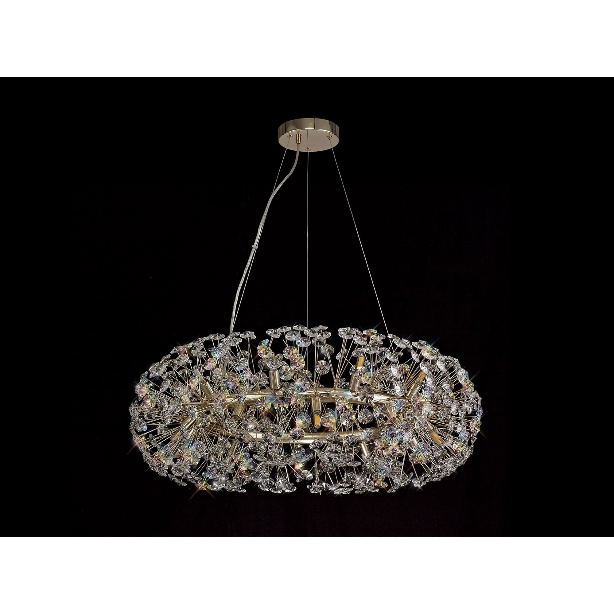 NL73989 Paris Pendant 20 Light French Gold/Crystal