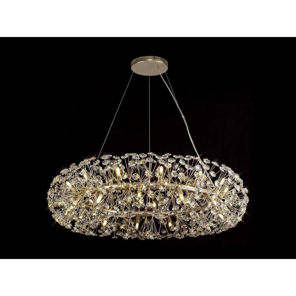 NL73999 Paris Pendant 26 Light French Gold/Crystal
