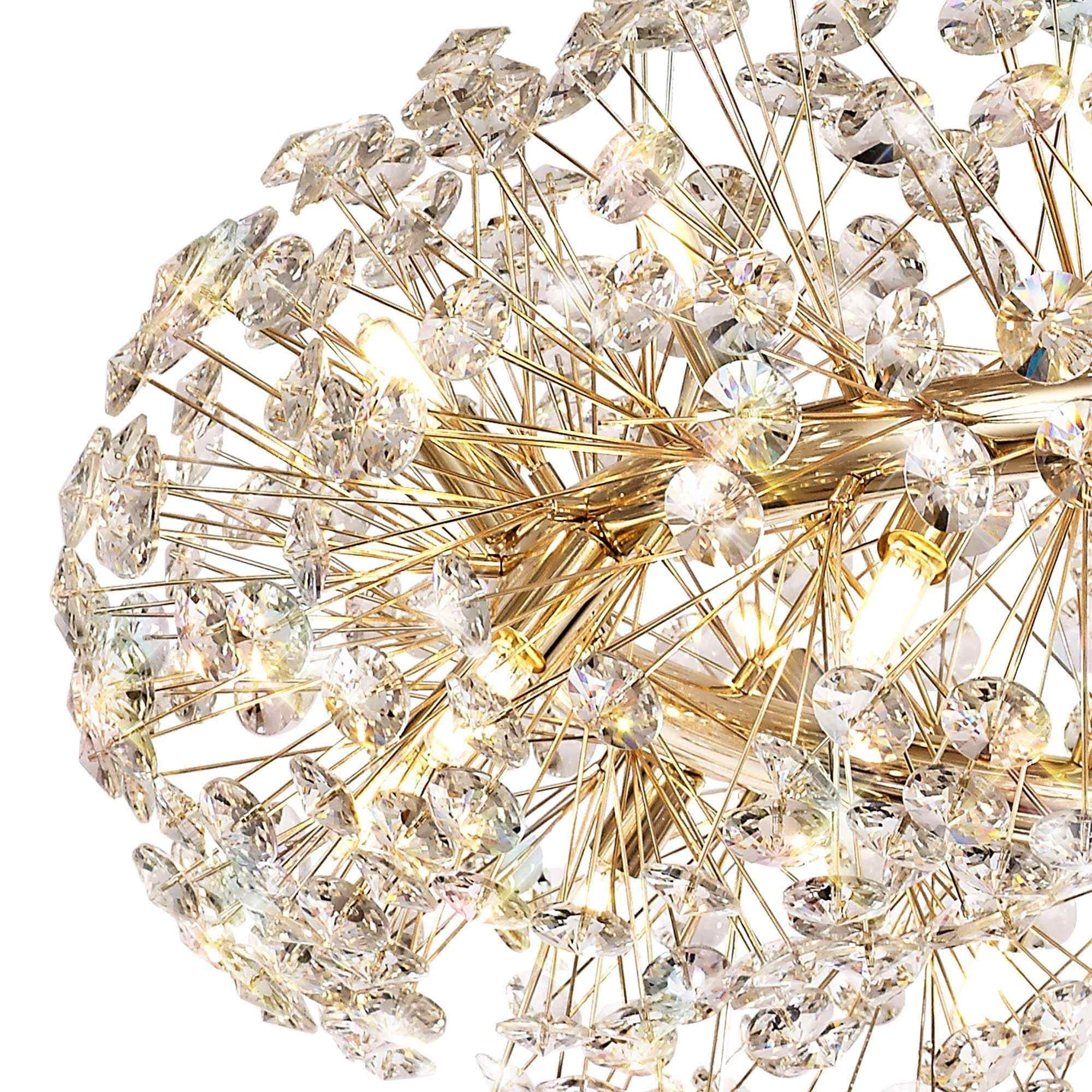 NL73999 Paris Pendant 26 Light French Gold/Crystal