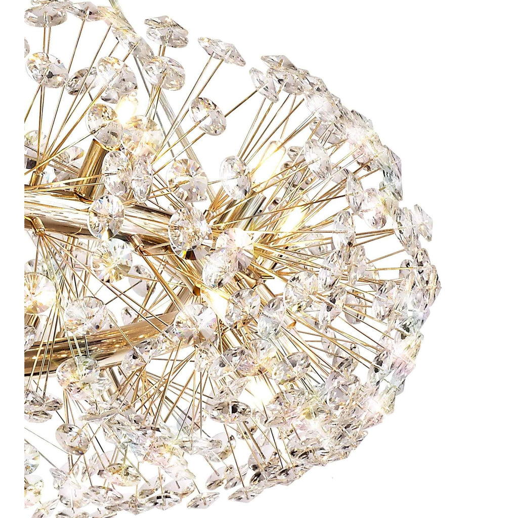 NL73999 Paris Pendant 26 Light French Gold/Crystal