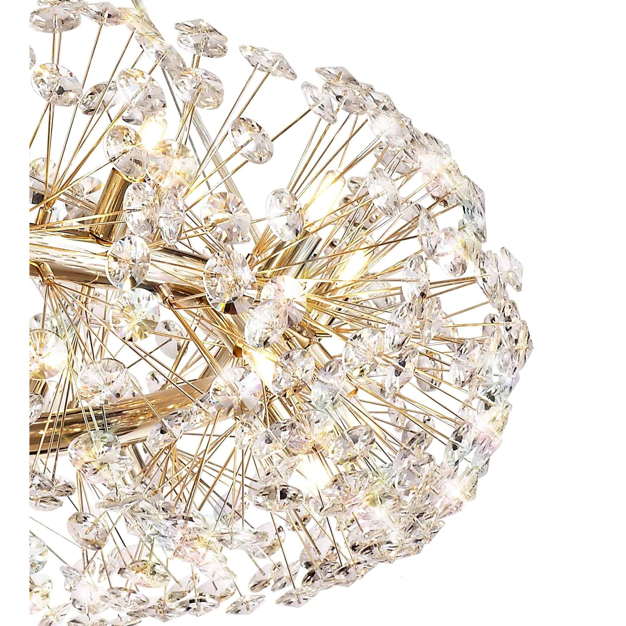 NL73999 Paris Pendant 26 Light French Gold/Crystal