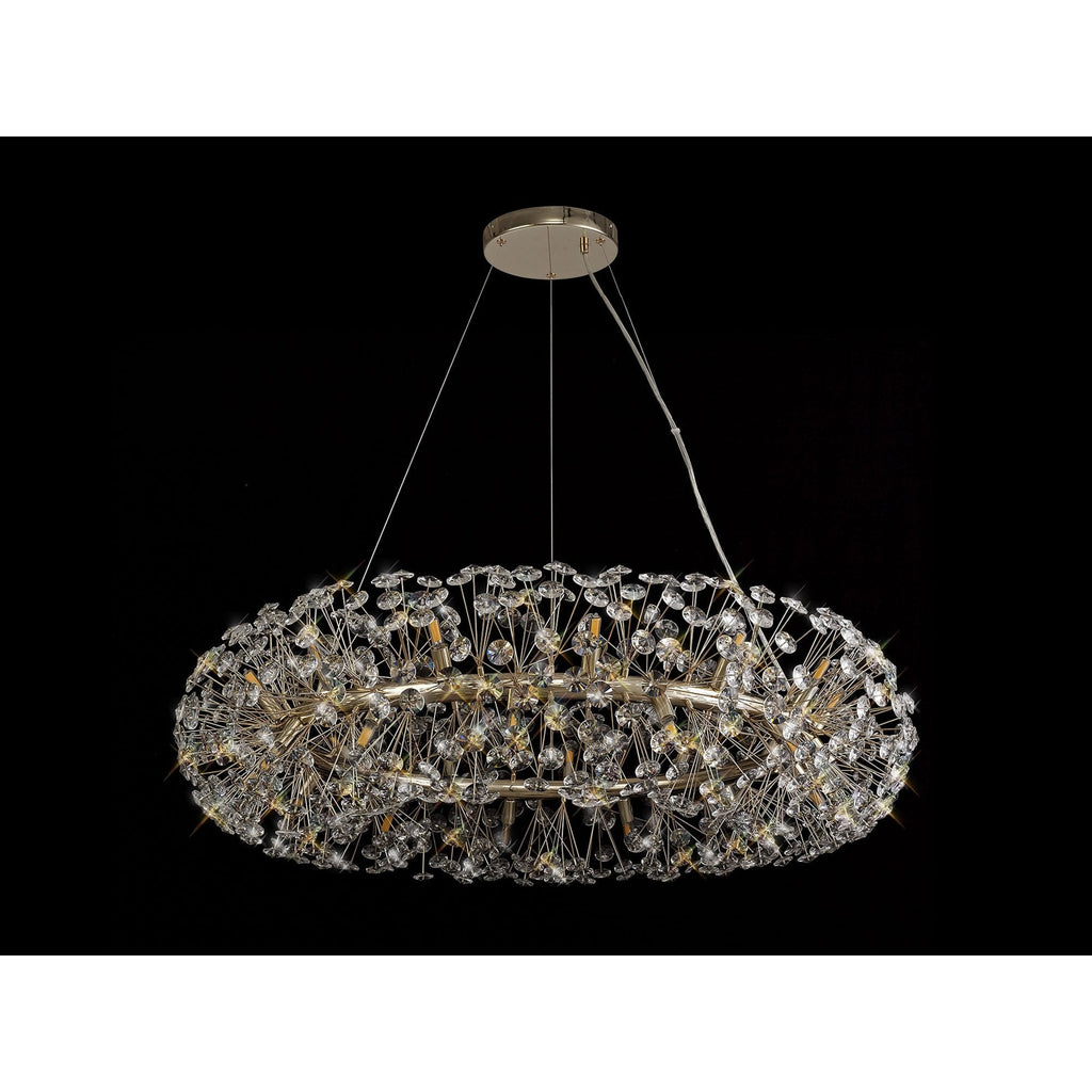 NL73999 Paris Pendant 26 Light French Gold/Crystal