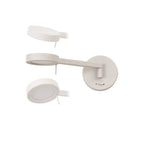 NL77969 Burlon Adjustable Wall Lamp / Reader LED Sand White