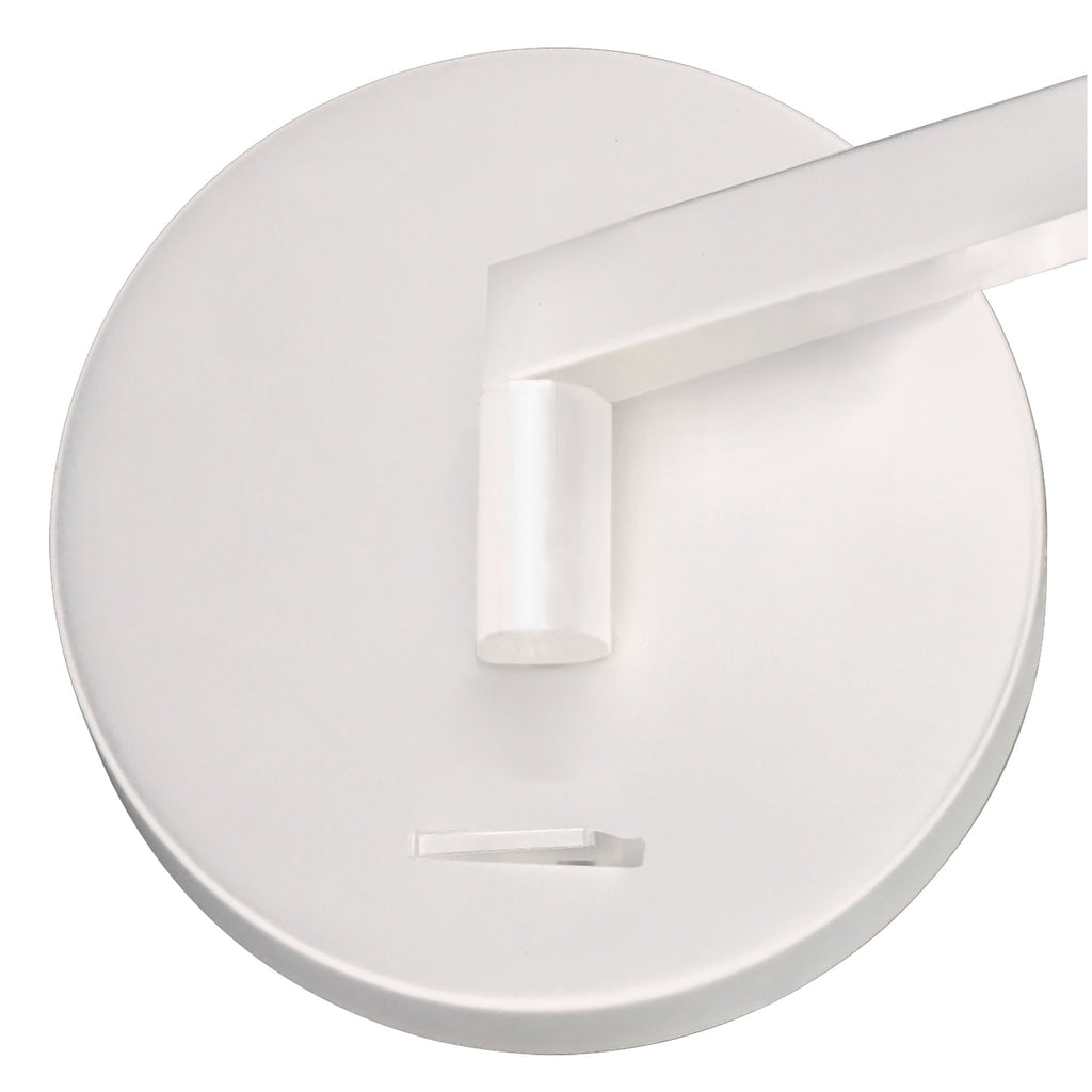 NL77969 Burlon Adjustable Wall Lamp / Reader LED Sand White