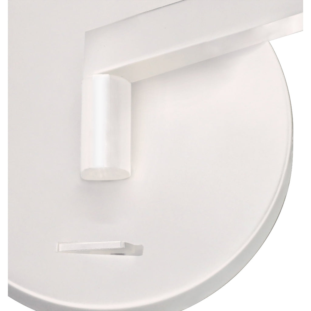 NL77969 Burlon Adjustable Wall Lamp / Reader LED Sand White
