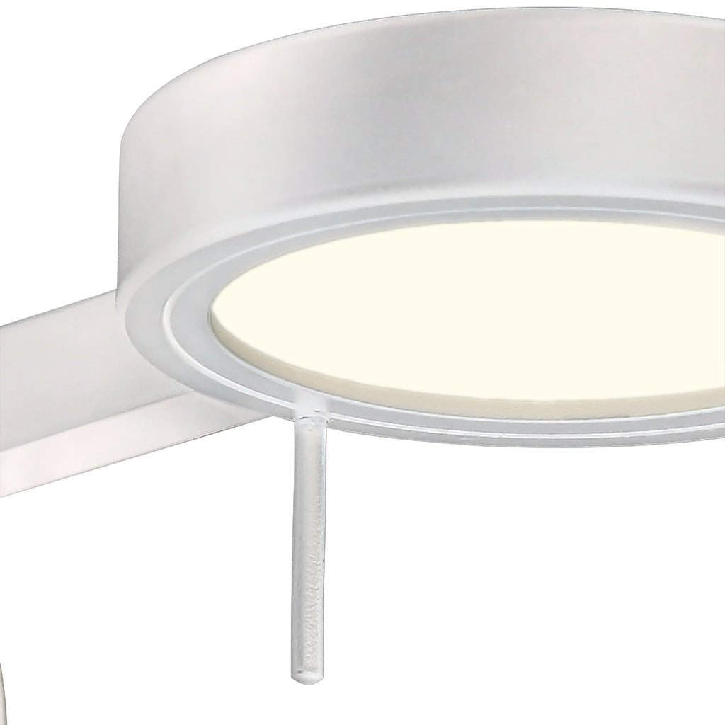 NL77969 Burlon Adjustable Wall Lamp / Reader LED Sand White