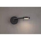NL77979 Burlon Adjustable Wall Lamp / Reader LED Sand Black