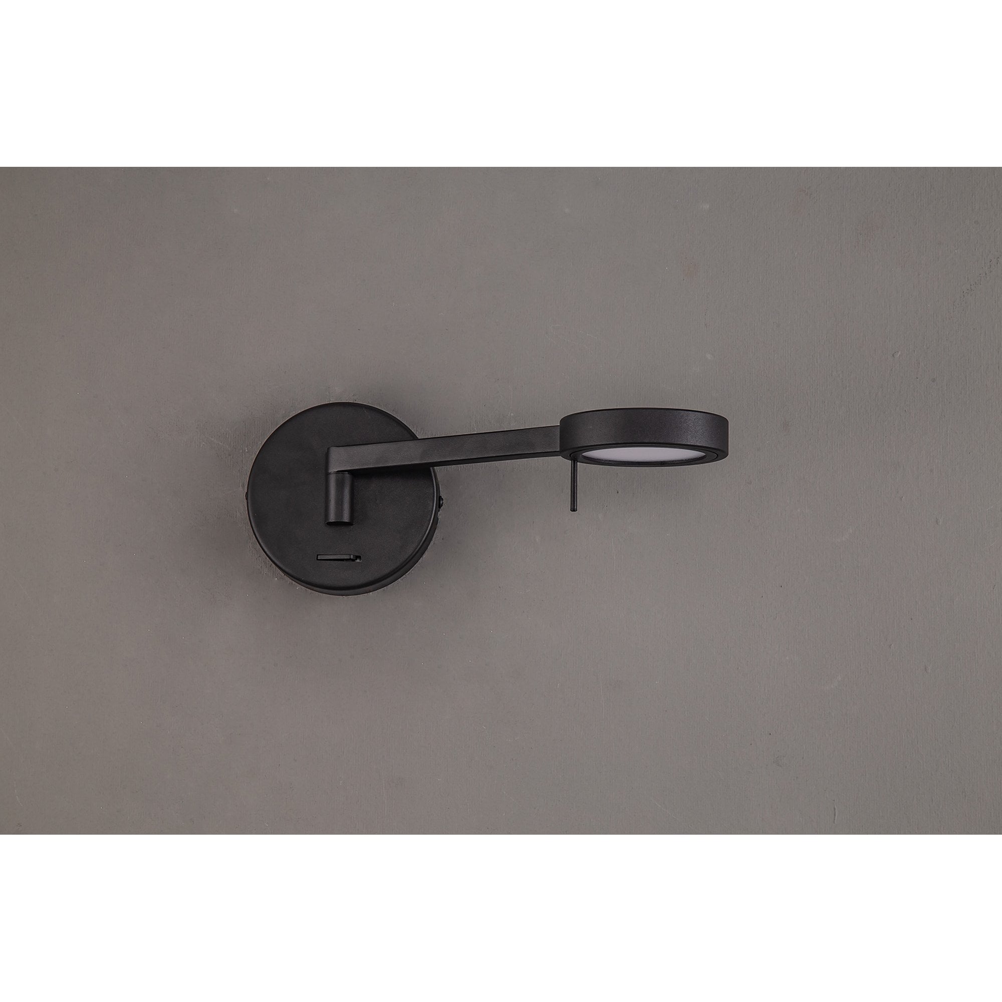 NL77979 Burlon Adjustable Wall Lamp / Reader LED Sand Black