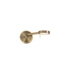 NL77999 Burlon Swing Arm Wall Lamp / Reader LED Antique Brass