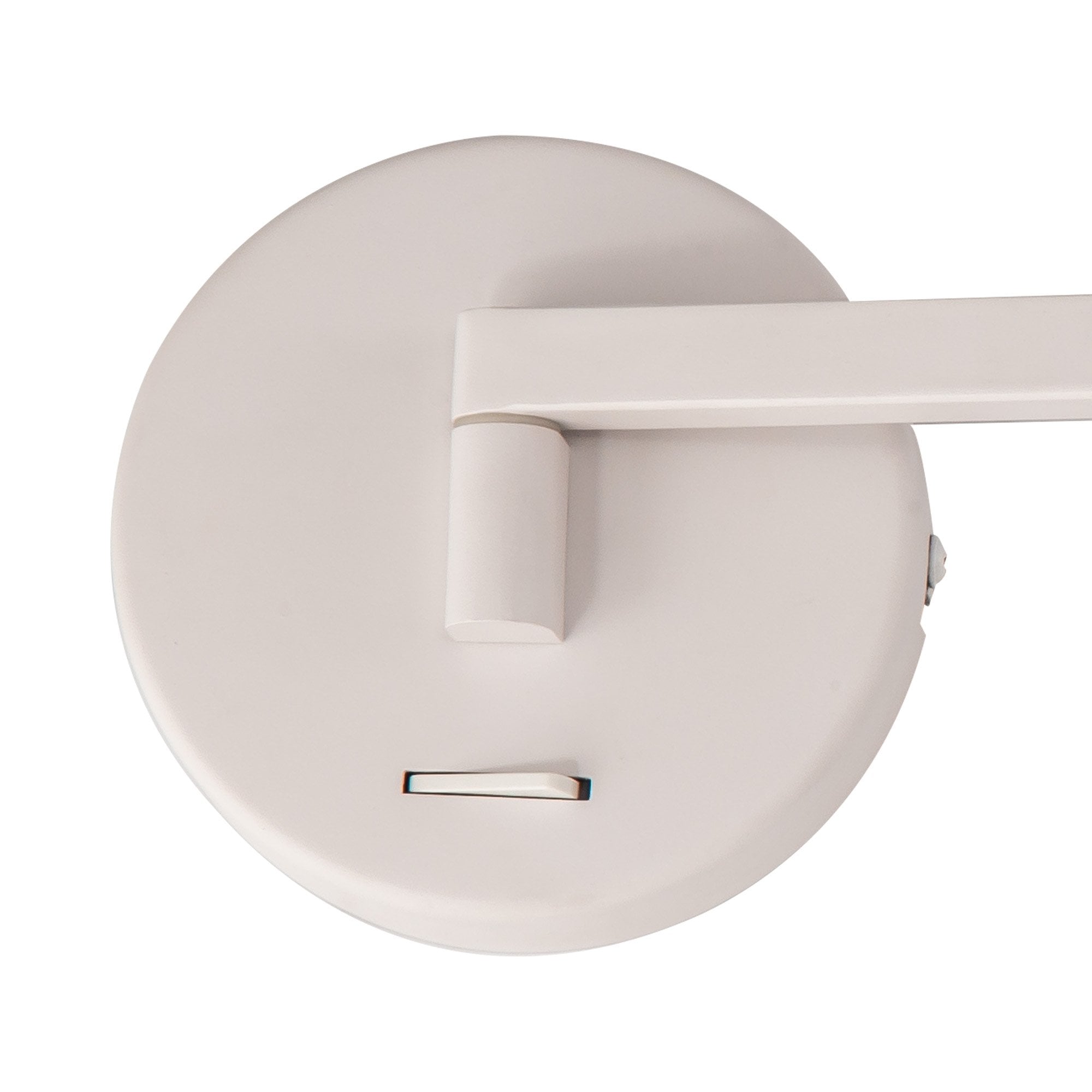 NL78009 Burlon Adjustable Swing Arm Wall Lamp / Reader LED Sand White