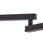 NL78019 Burlon Adjustable Swing Arm Wall Lamp / Reader LED Sand Black