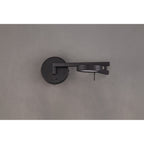 NL78019 Burlon Adjustable Swing Arm Wall Lamp / Reader LED Sand Black