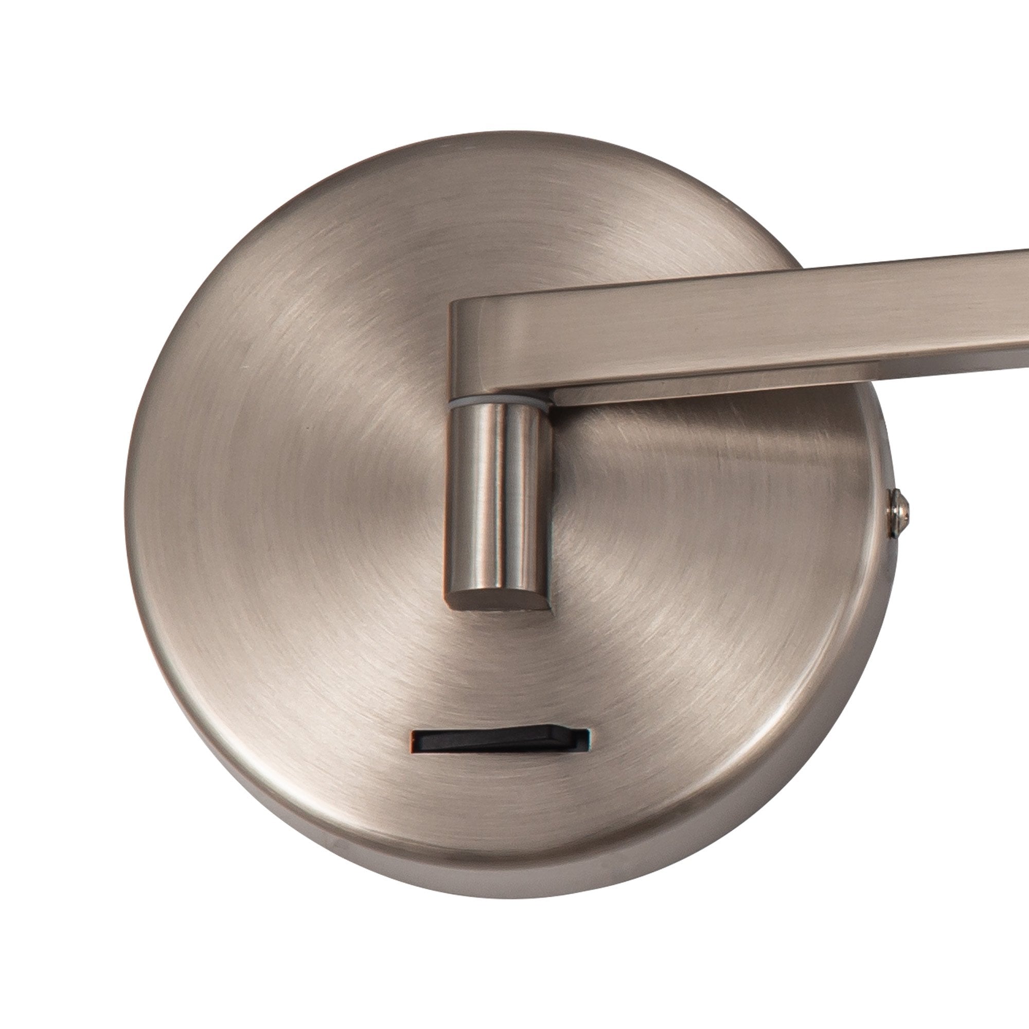NL78029 Burlon Adjustable Swing Arm Wall Lamp / Reader LED Satin Nickel