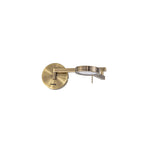 NL78039 Burlon Adjustable Swing Arm Wall Lamp / Reader LED Antique Brass