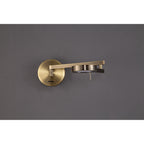 NL78039 Burlon Adjustable Swing Arm Wall Lamp / Reader LED Antique Brass
