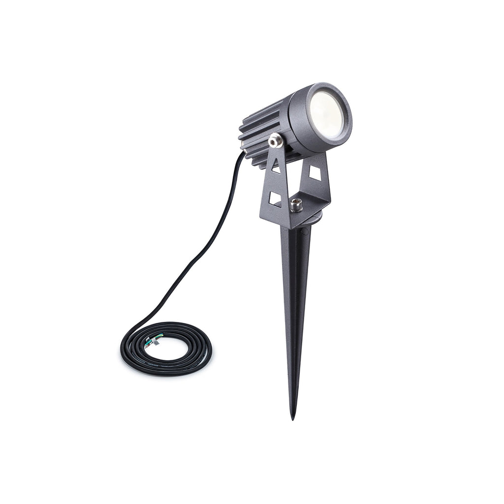 NL81759 Caster Outdoor Spike  Light LED Grey/Black