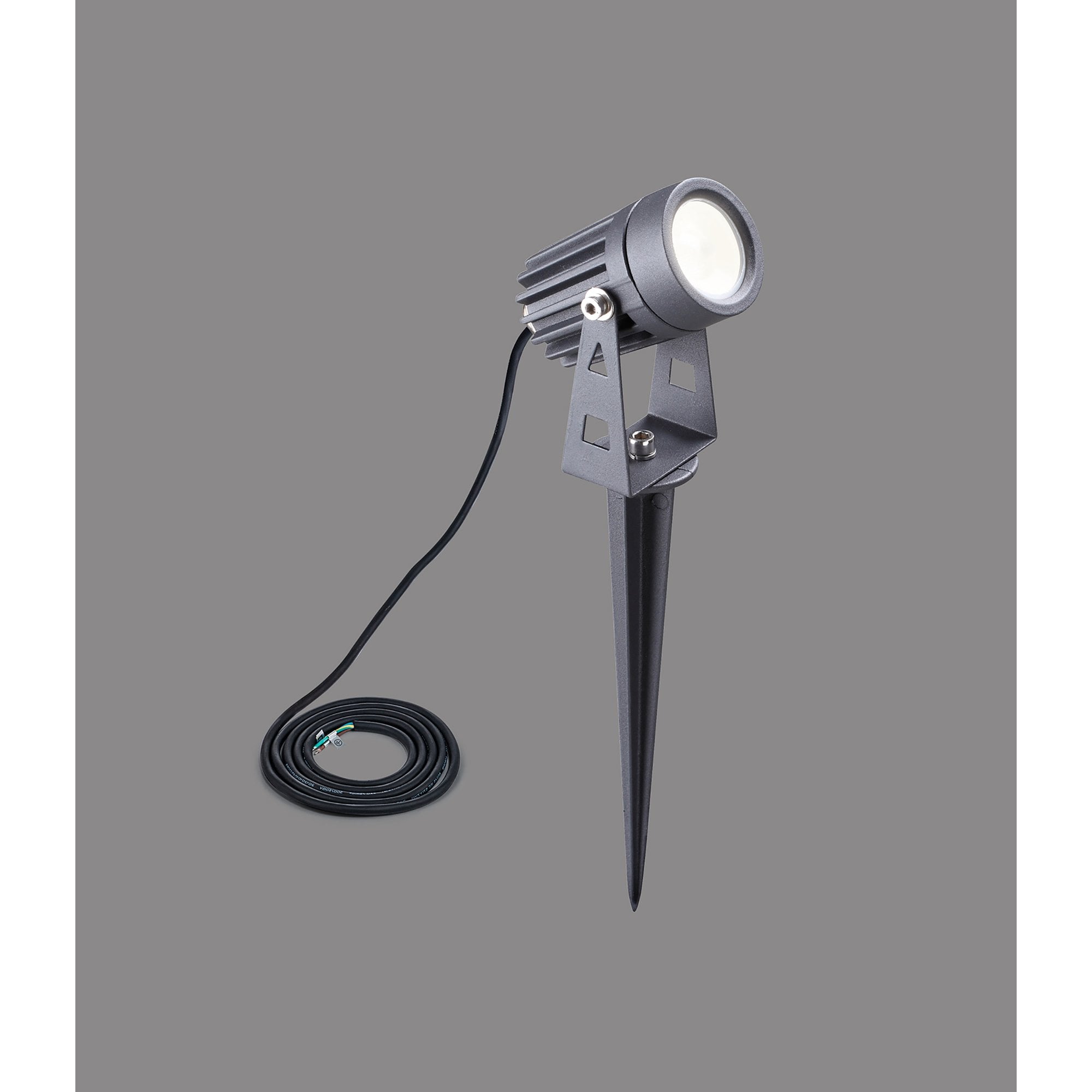 NL81759 Caster Outdoor Spike  Light LED Grey/Black