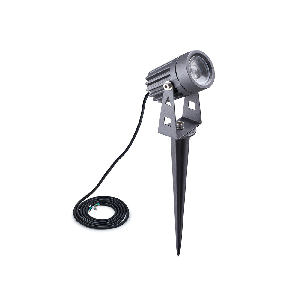 NL81759 Caster Outdoor Spike  Light LED Grey/Black