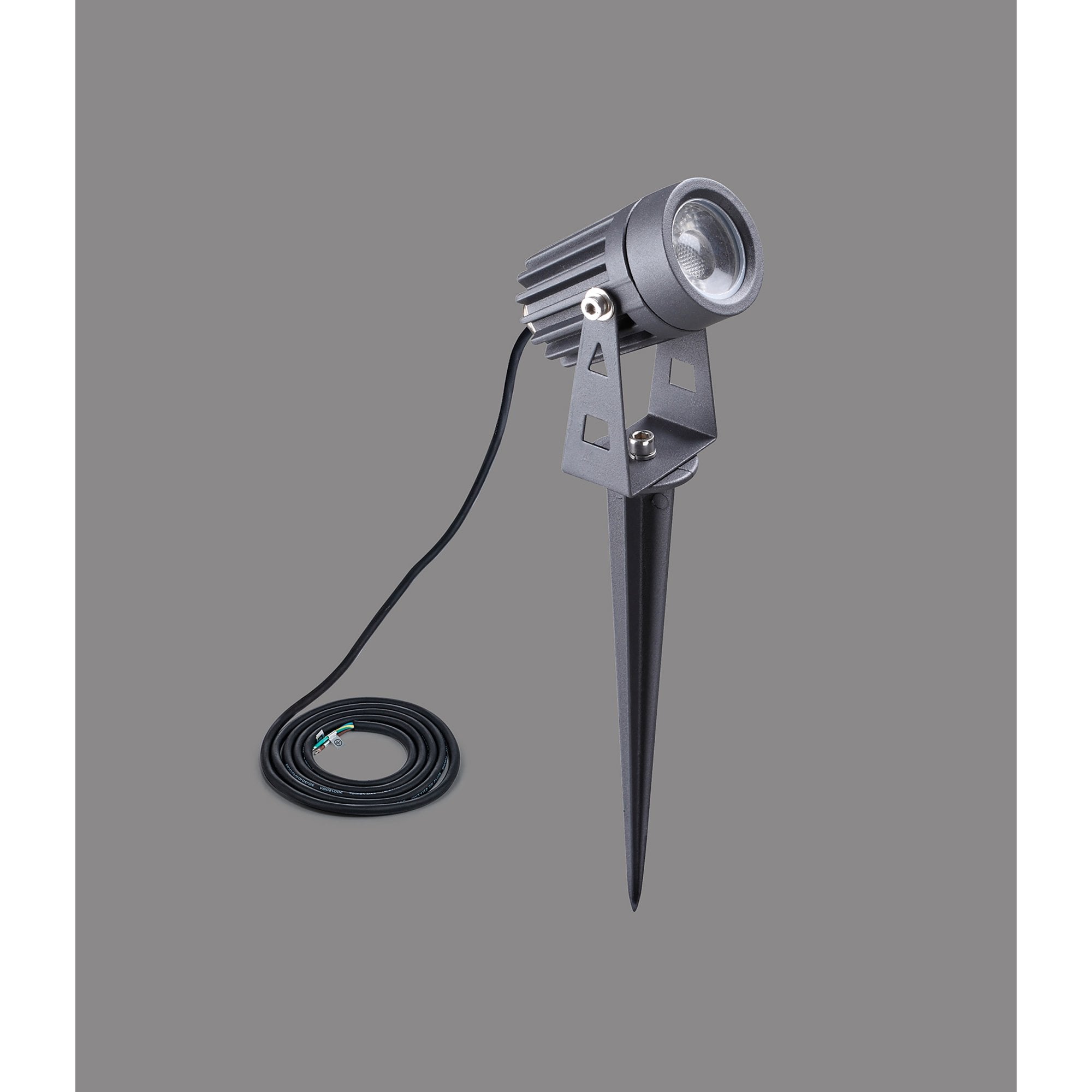NL81759 Caster Outdoor Spike  Light LED Grey/Black