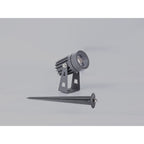 NL81759 Caster Outdoor Spike  Light LED Grey/Black