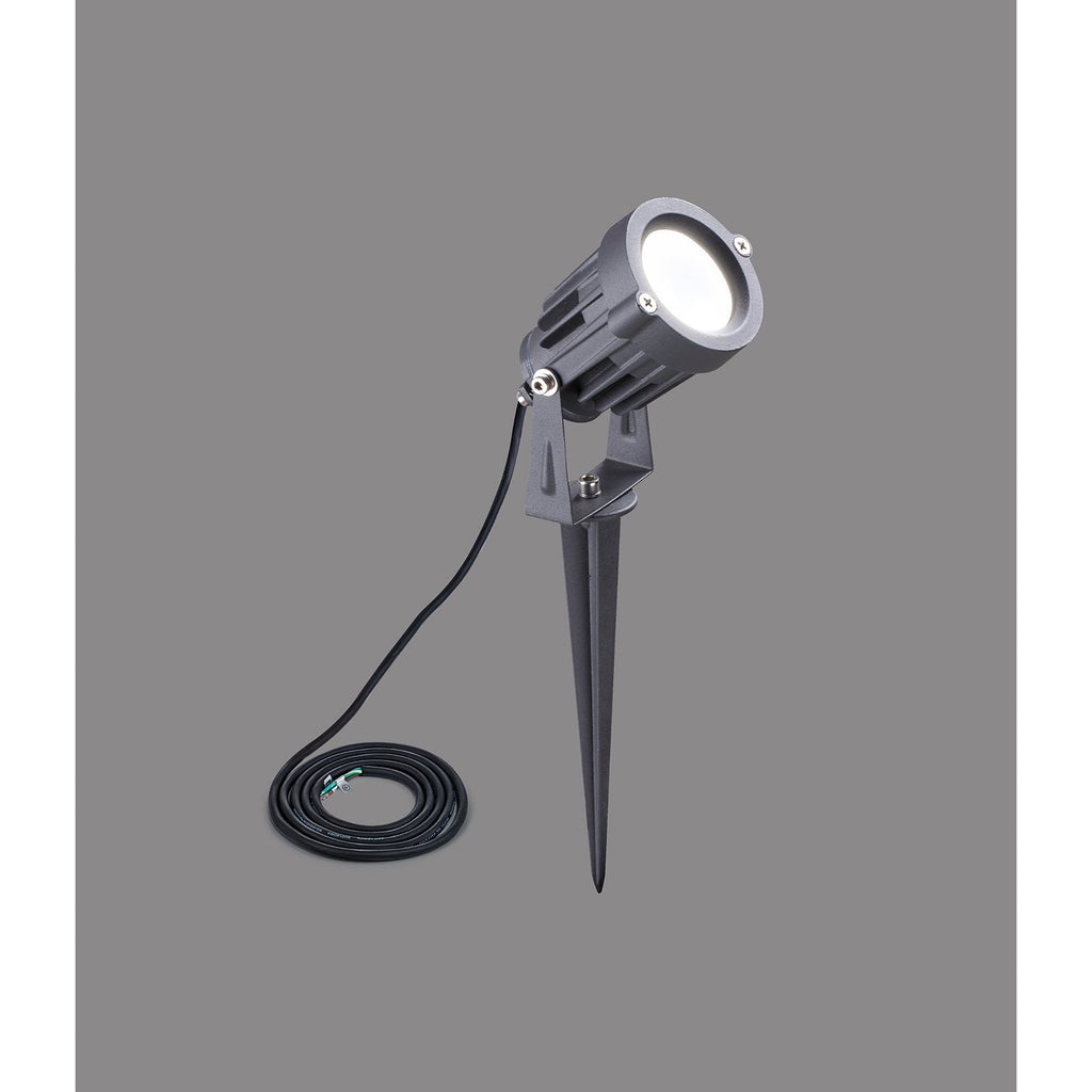NL81769 Caster Outdoor Spike  Light LED Grey/Black