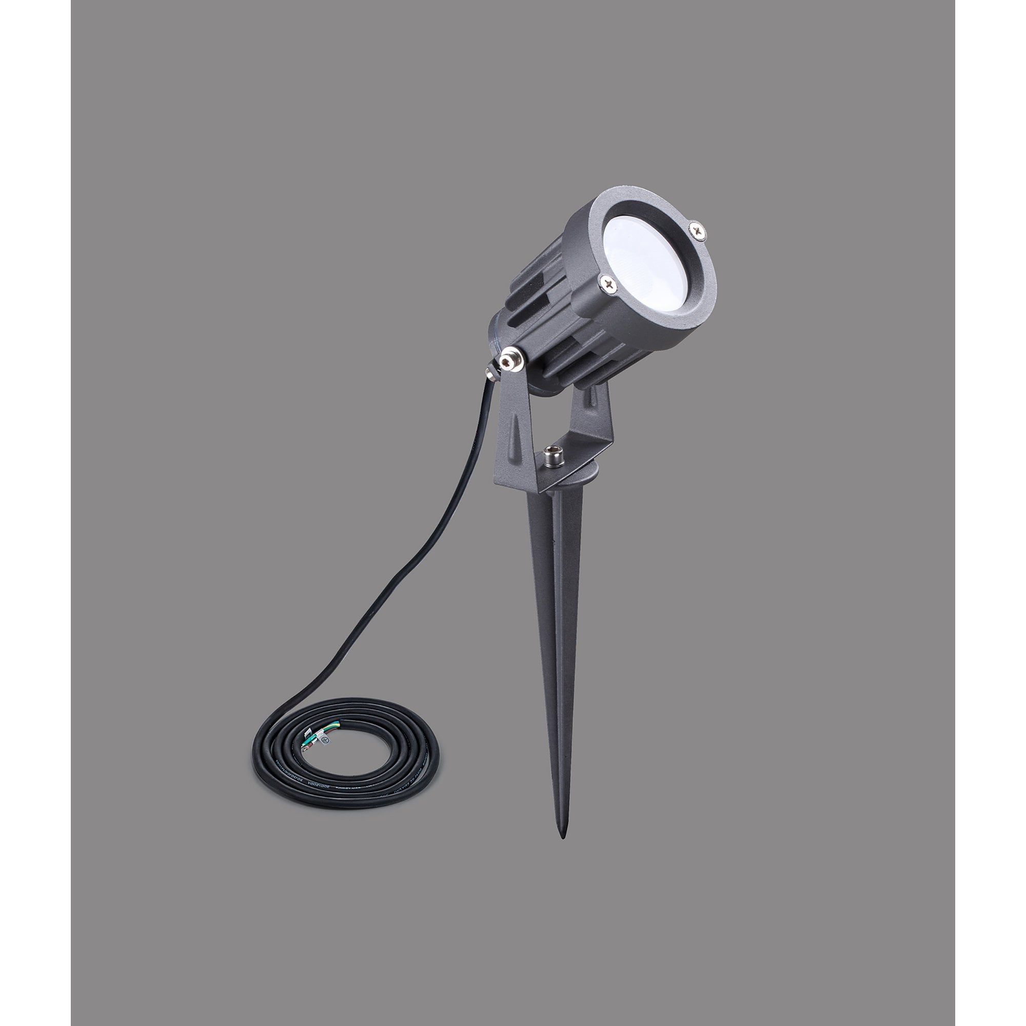 NL81769 Caster Outdoor Spike  Light LED Grey/Black