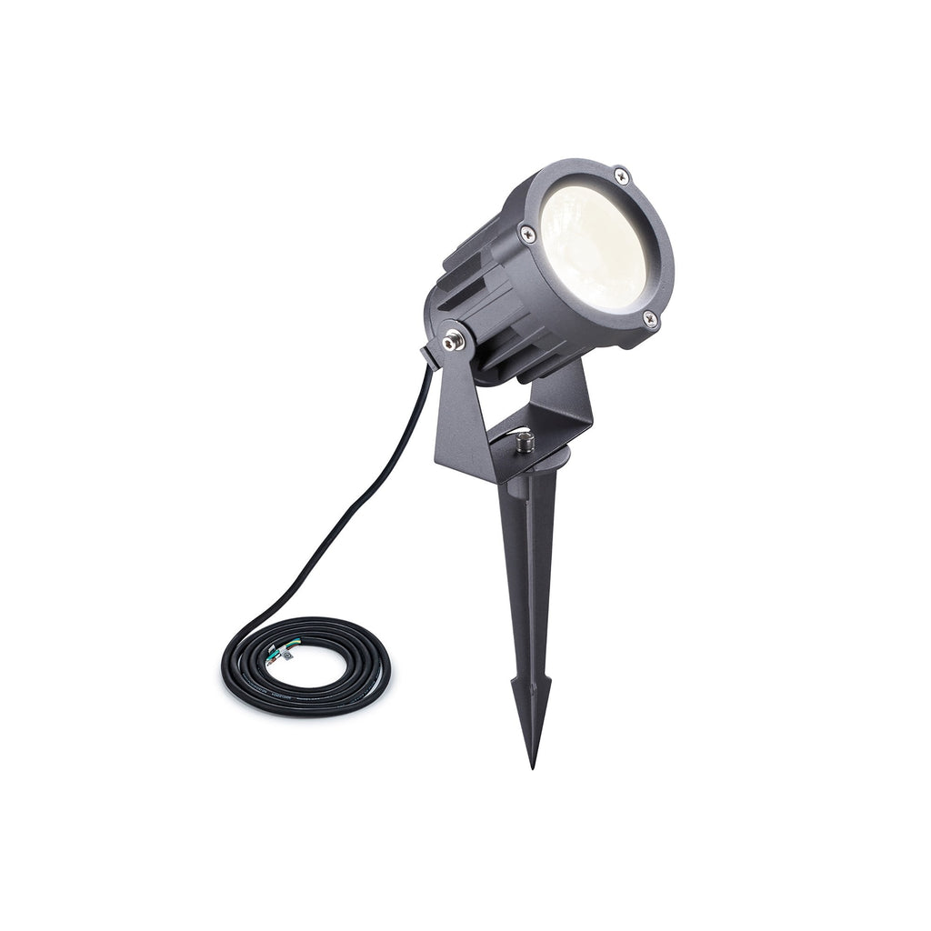 NL81779 Caster Outdoor Spike  Light LED Grey/Black