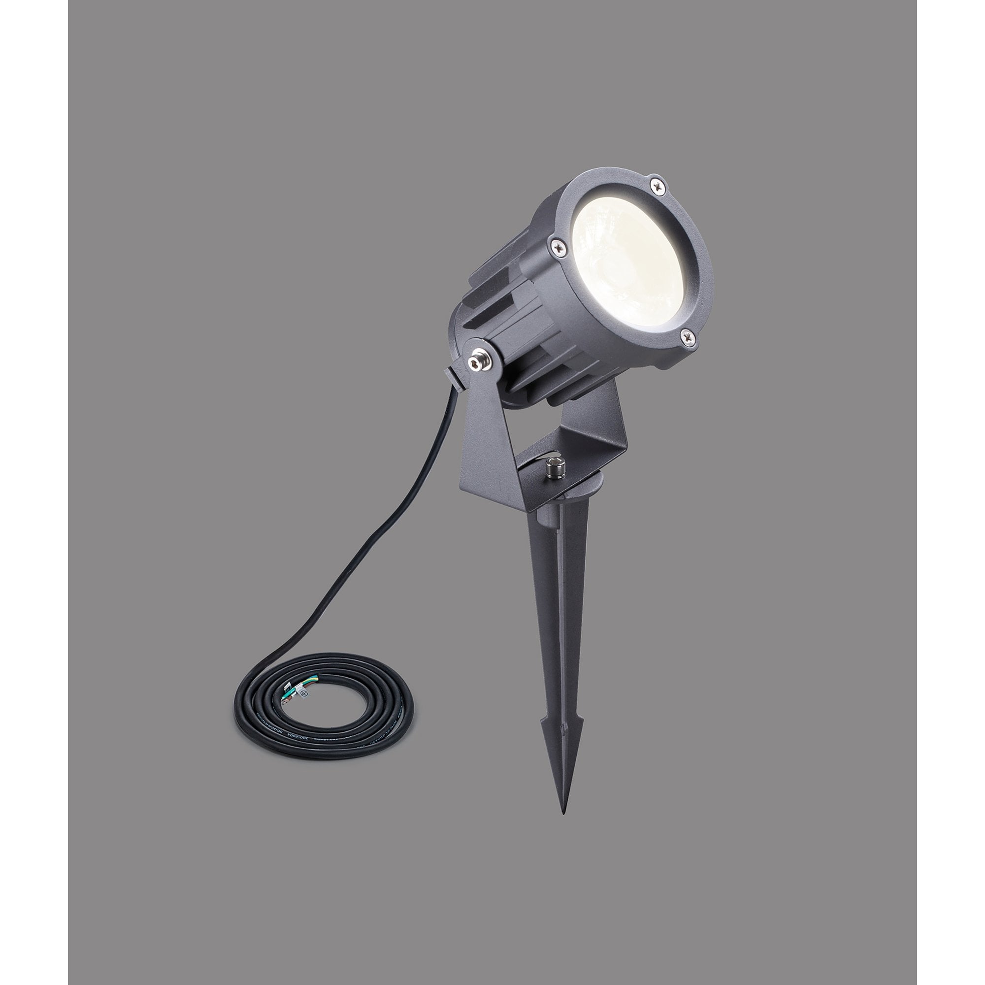 NL81779 Caster Outdoor Spike  Light LED Grey/Black