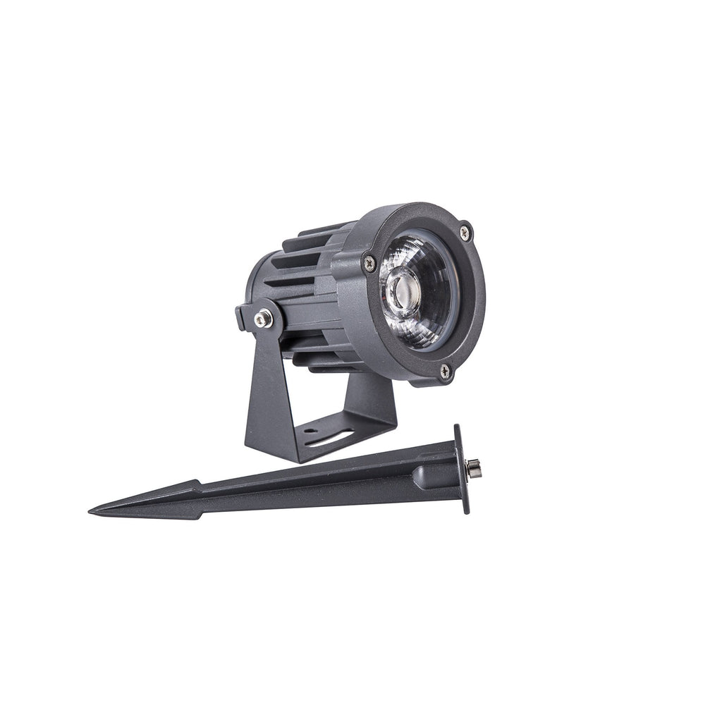 NL81779 Caster Outdoor Spike  Light LED Grey/Black