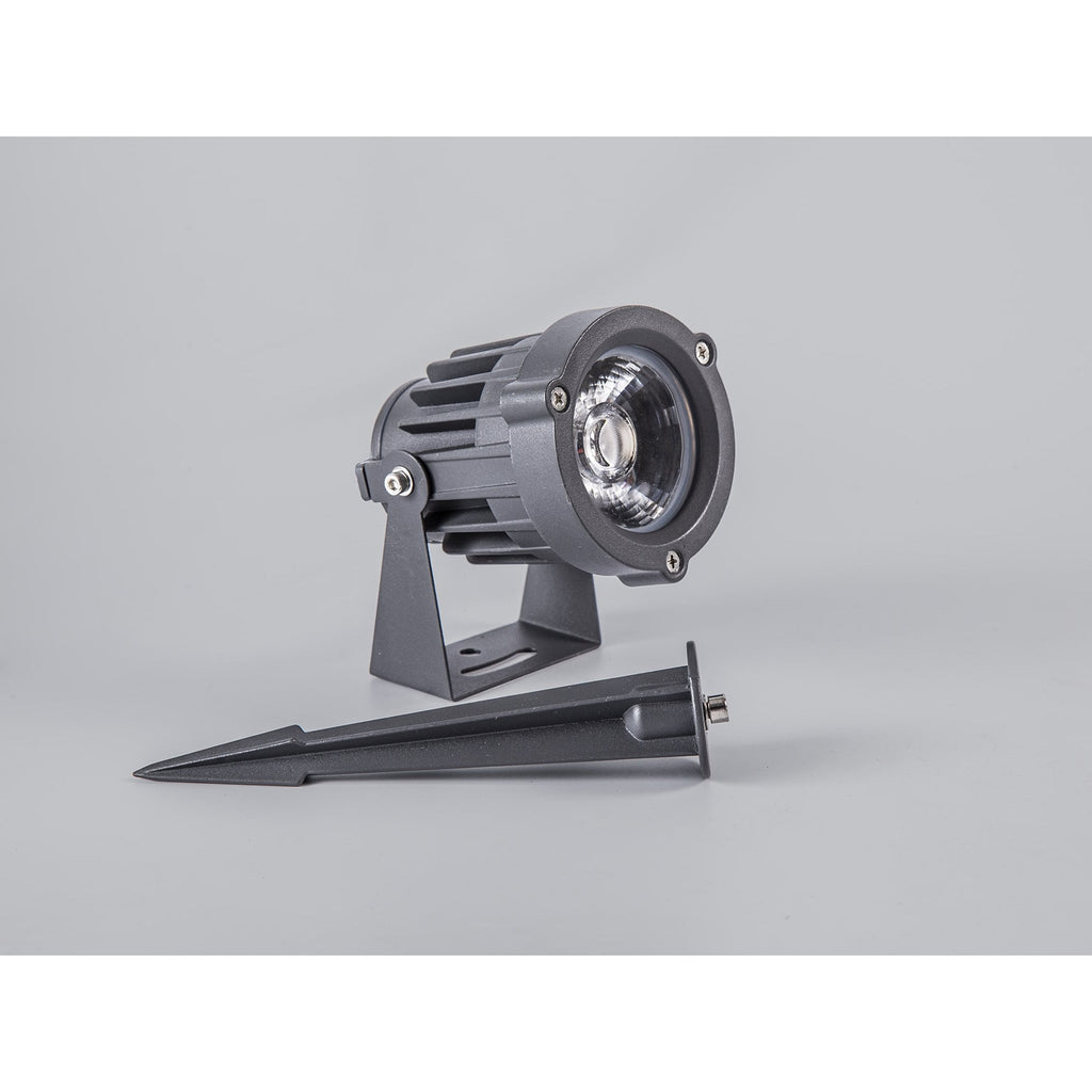 NL81779 Caster Outdoor Spike  Light LED Grey/Black