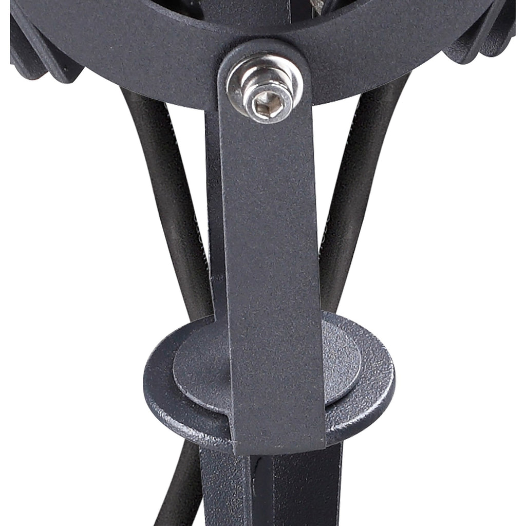 NL81789 Caster Outdoor Twin Spike  Light LED Grey/Black