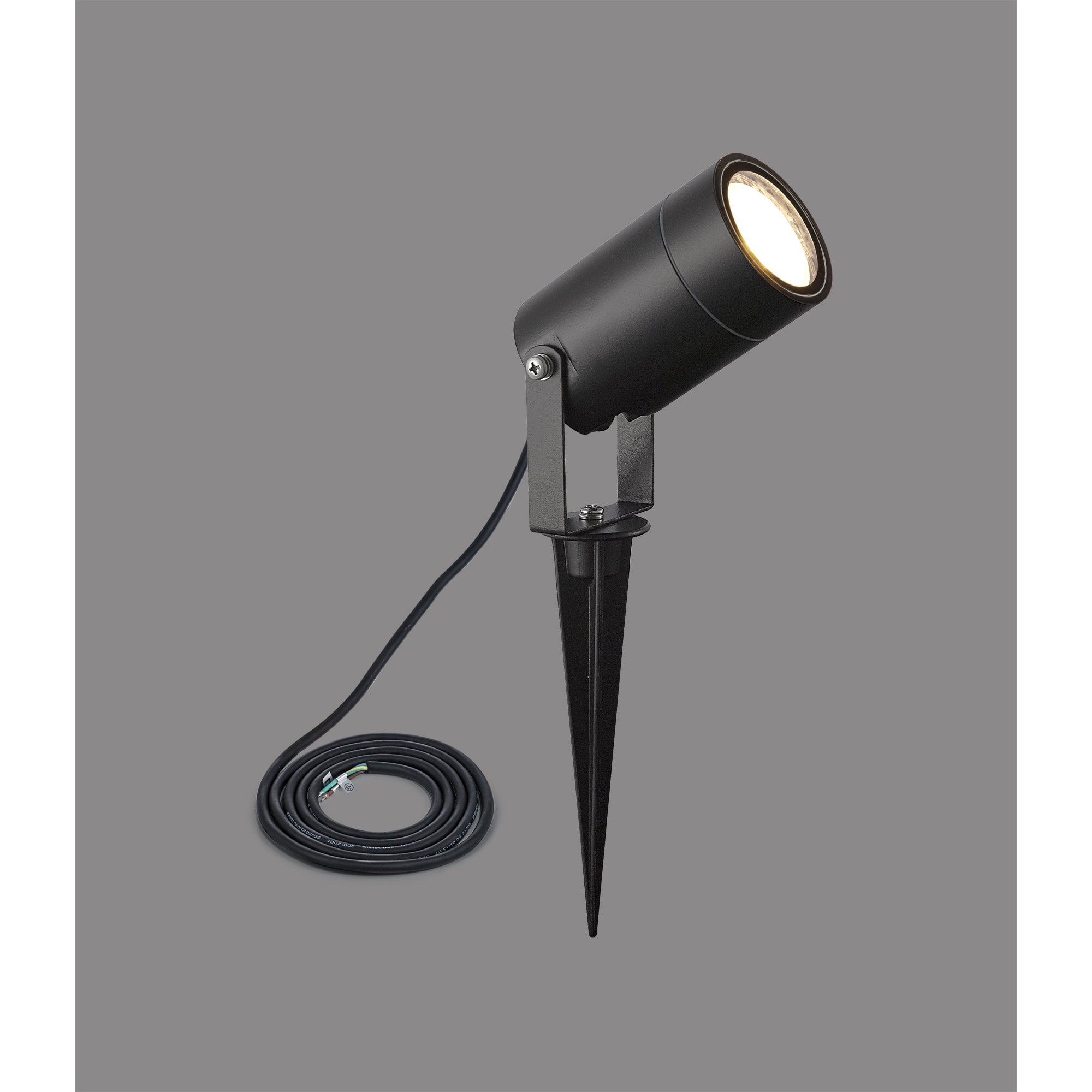NL81799 Caster Outdoor Spike  Light Black