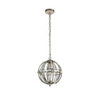 NL81379 Char Small Round Pendant 1 Light Polished Nickel