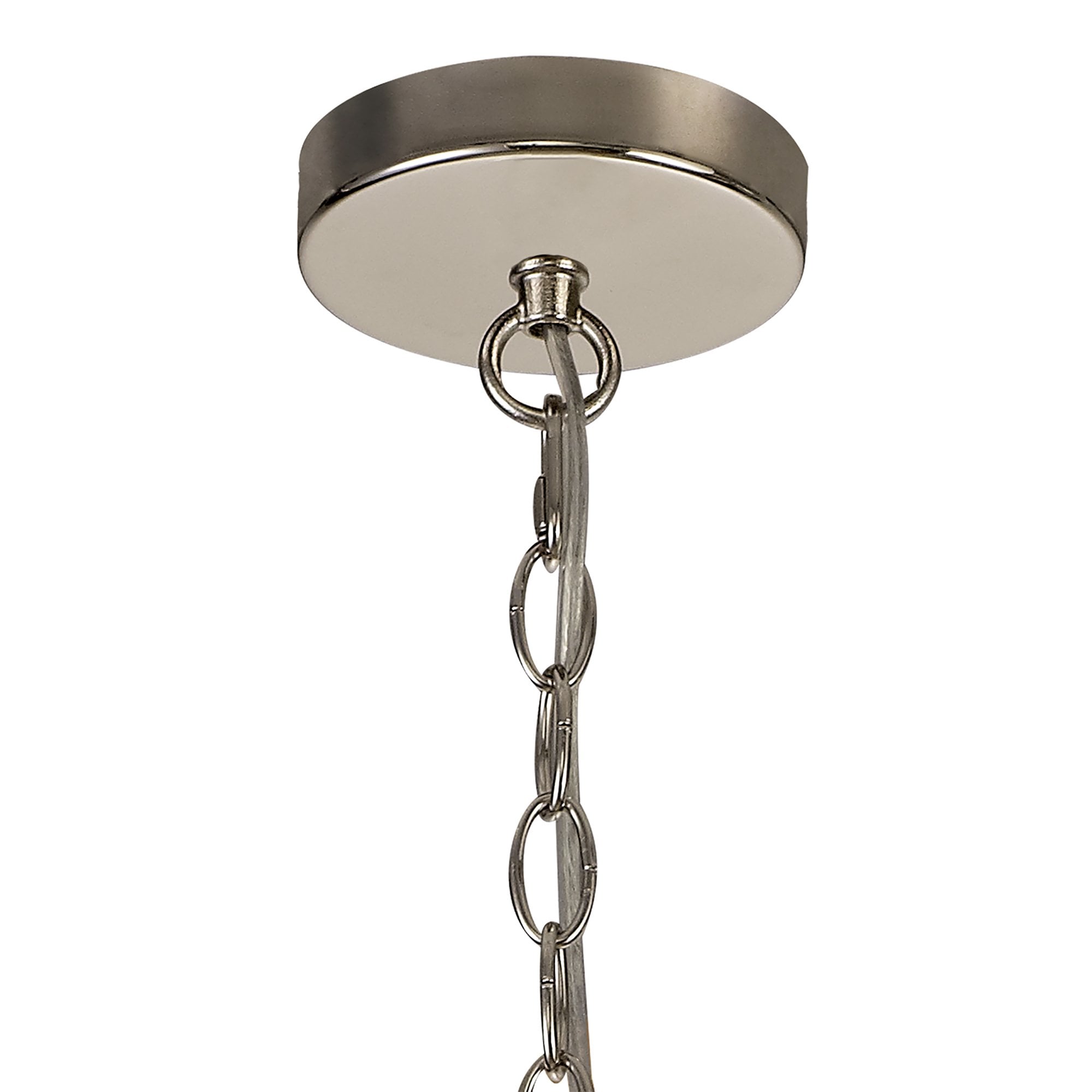 NL81379 Char Small Round Pendant 1 Light Polished Nickel