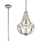 NL81399 Char Teardrop Pendant 1 Light Polished Nickel
