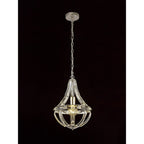 NL81399 Char Teardrop Pendant 1 Light Polished Nickel