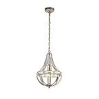 NL81399 Char Teardrop Pendant 1 Light Polished Nickel