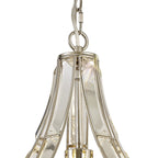 NL81399 Char Teardrop Pendant 1 Light Polished Nickel
