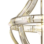 NL81399 Char Teardrop Pendant 1 Light Polished Nickel