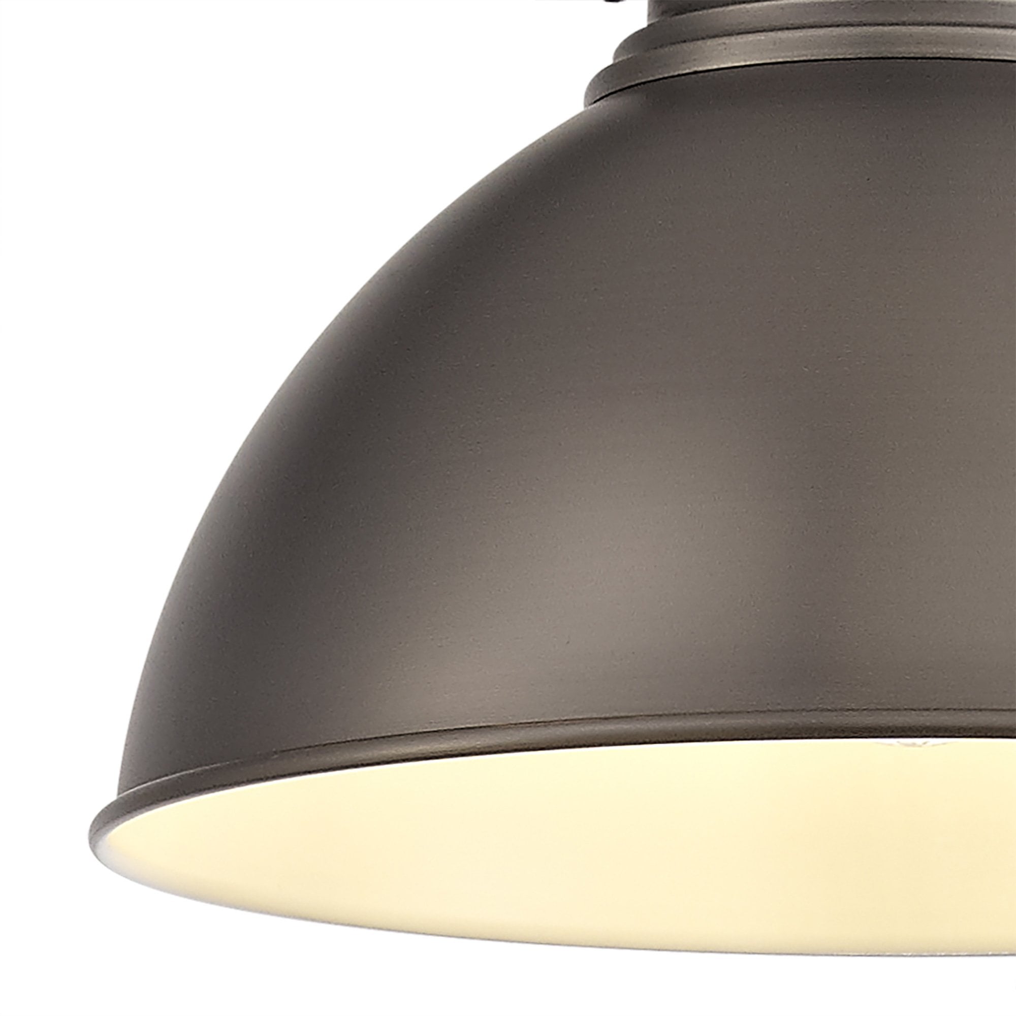 NL77379 Corfu Medium Pendant 1 Light Antique Silver/Copper/White