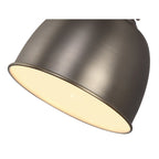 NL77399 Corfu Adjustable Wall Lamp 1 Light Antique Silver/Copper/White