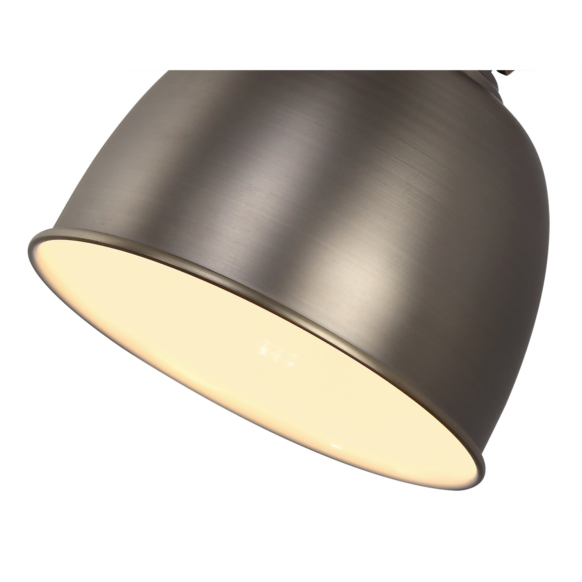 NL77399 Corfu Adjustable Wall Lamp 1 Light Antique Silver/Copper/White