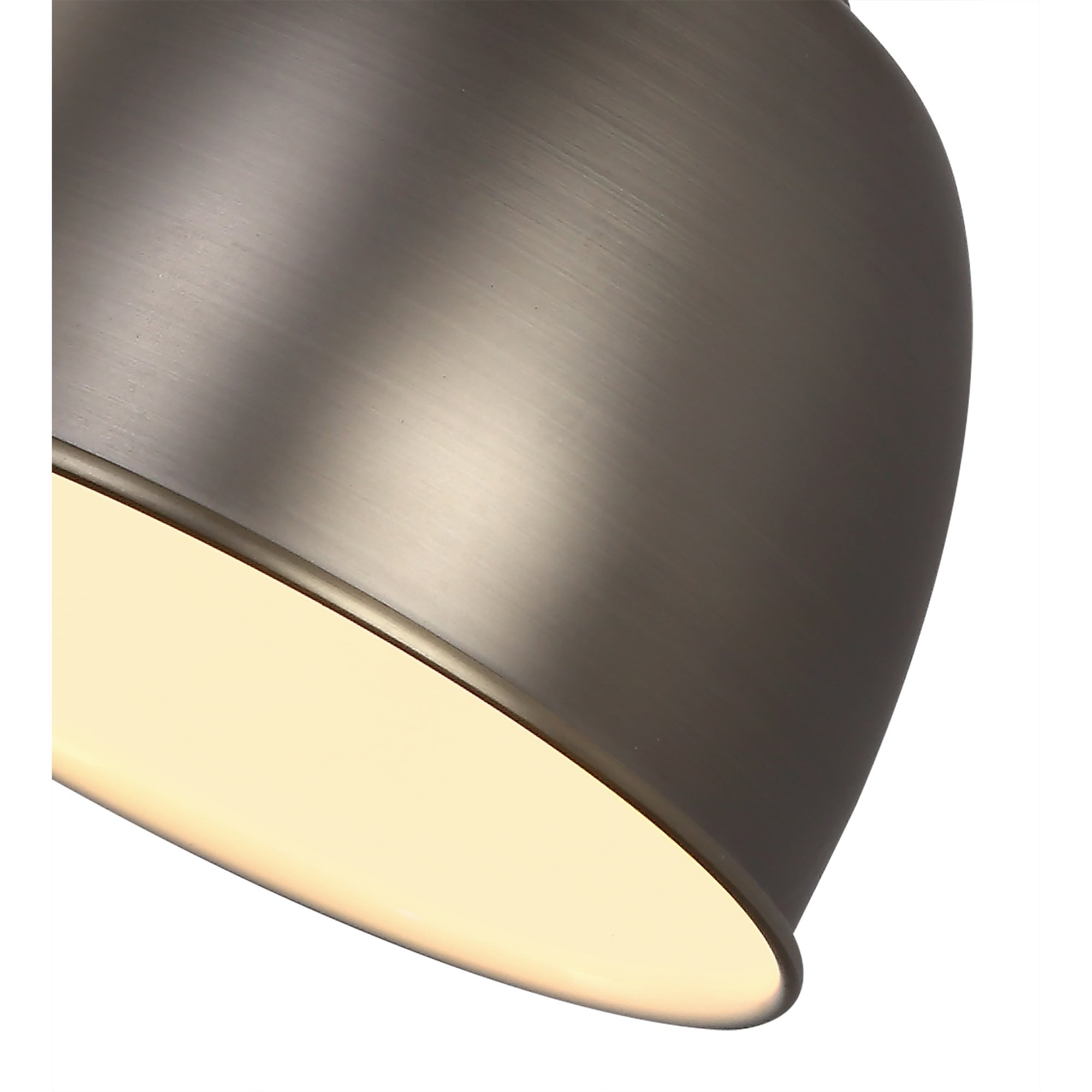 NL77399 Corfu Adjustable Wall Lamp 1 Light Antique Silver/Copper/White