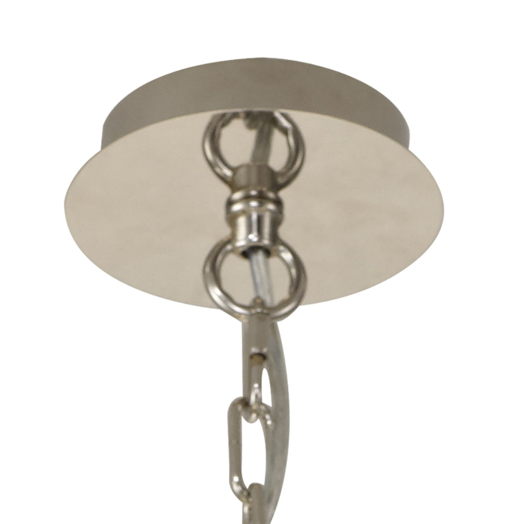NL83749 Darling 7 Light Pendant/Semi Ceiling Polished Nickel