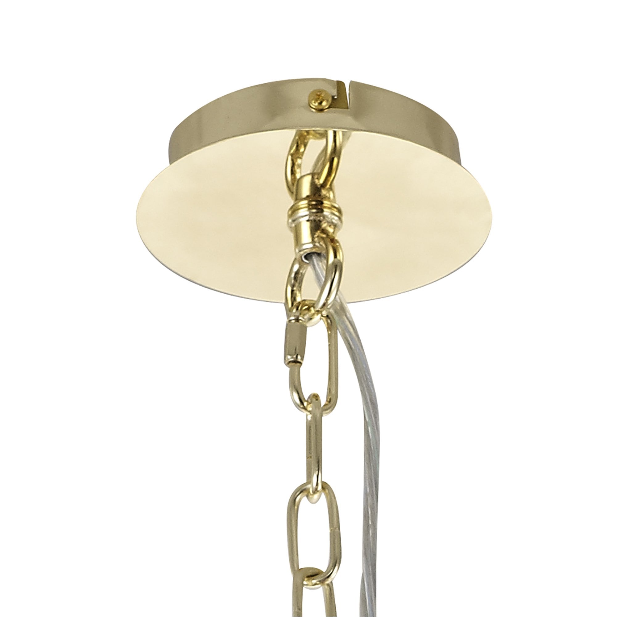 NL83759 Darling 7 Light Pendant/Semi Ceiling Polished Gold
