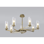 NL83769 Darling 7 Light Pendant/Semi Ceiling Antique Brass